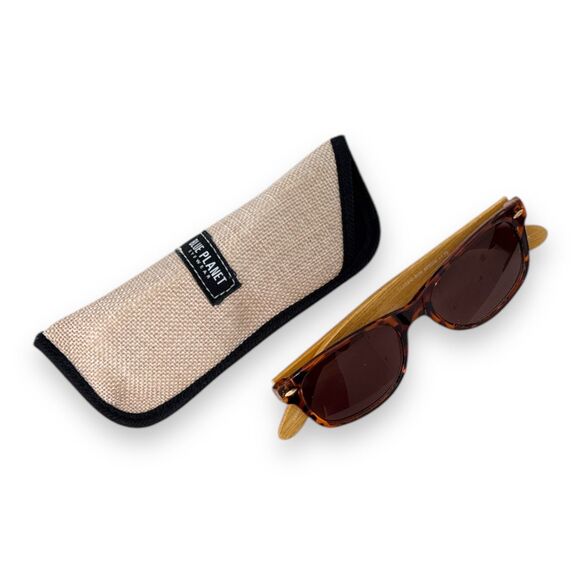 Blue Planet Reader Sunglasses‎ OS 1.75 Tortoise and Bamboo Like New - Picture 2 of 8